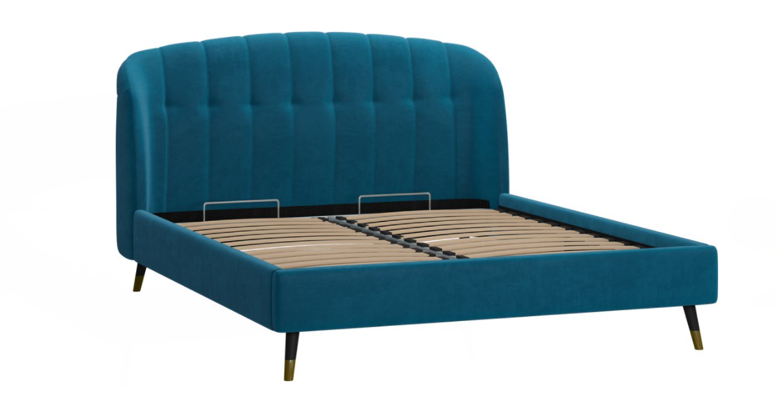 

Кровать Woodcraft Льери 160 Velvet Ocean, Льери 160 Velvet