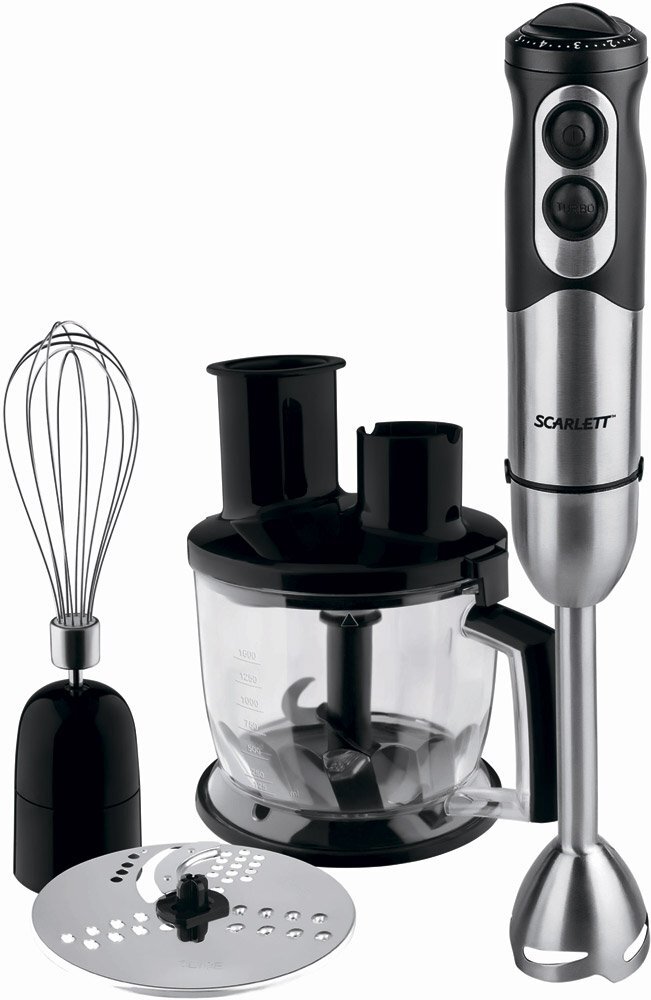 

Блендер Scarlett SC-HB42K01, Блендер погружной Scarlett SC-HB42K01 1000Вт черный