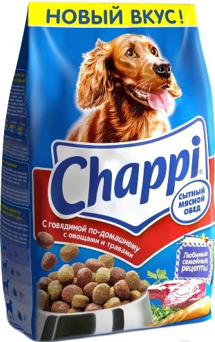 

Корм для собак Chappi С говядиной по-домашнему с овощами и травами (600г), С говядиной по-домашнему с овощами и травами 600г