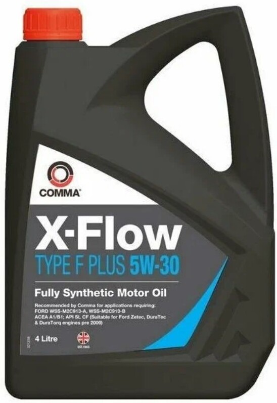 

Моторное масло Comma X-FLOW TYPE F PLUS 5W30 4л (XFFP4L)