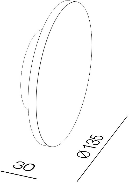 

Бра LeDron 8663S White