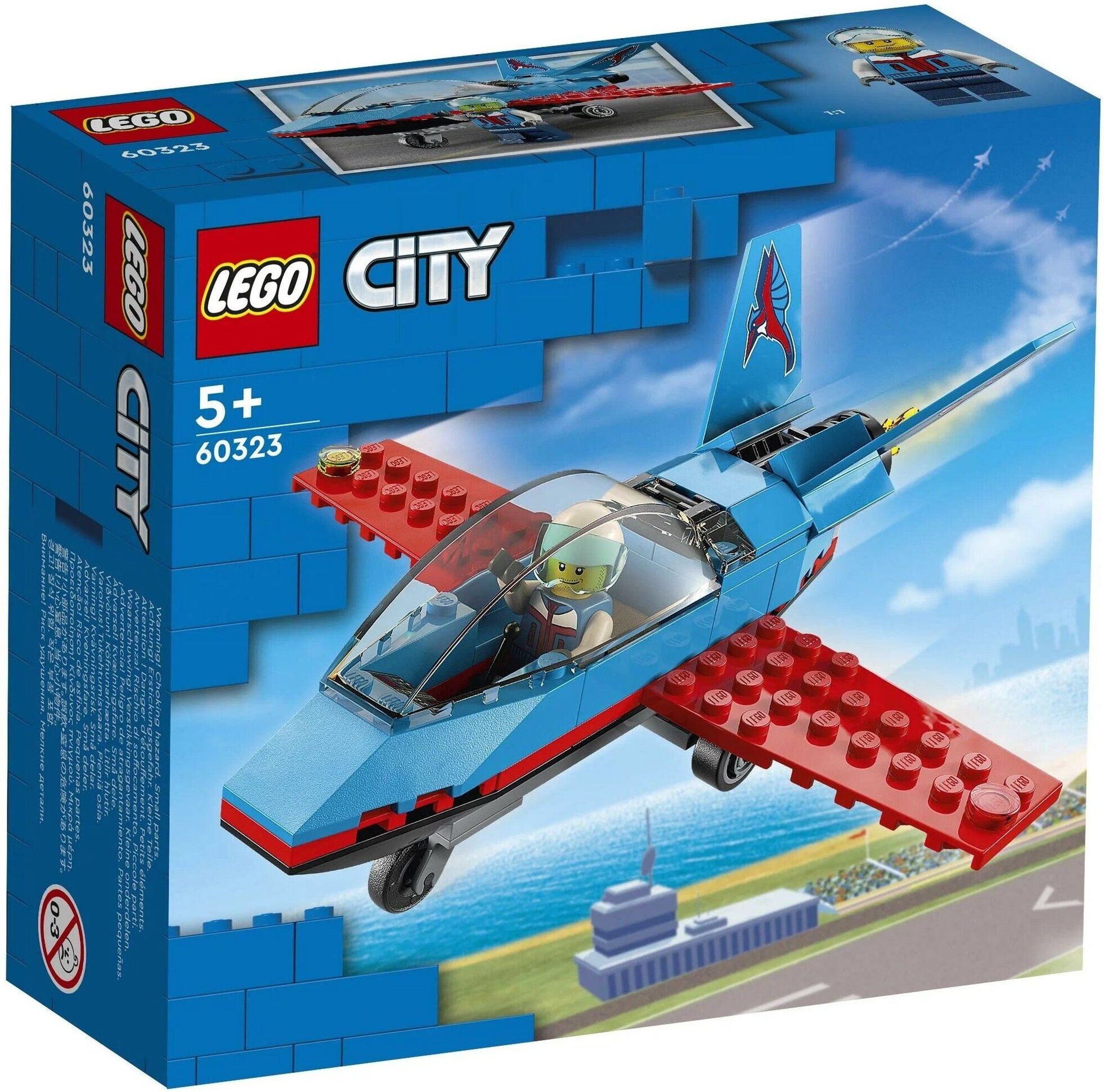

Конструктор Lego City Трюковый самолёт (60323)