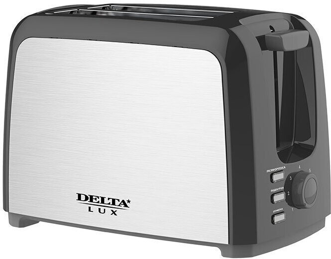 

Тостер Delta LUX DL-090 черный