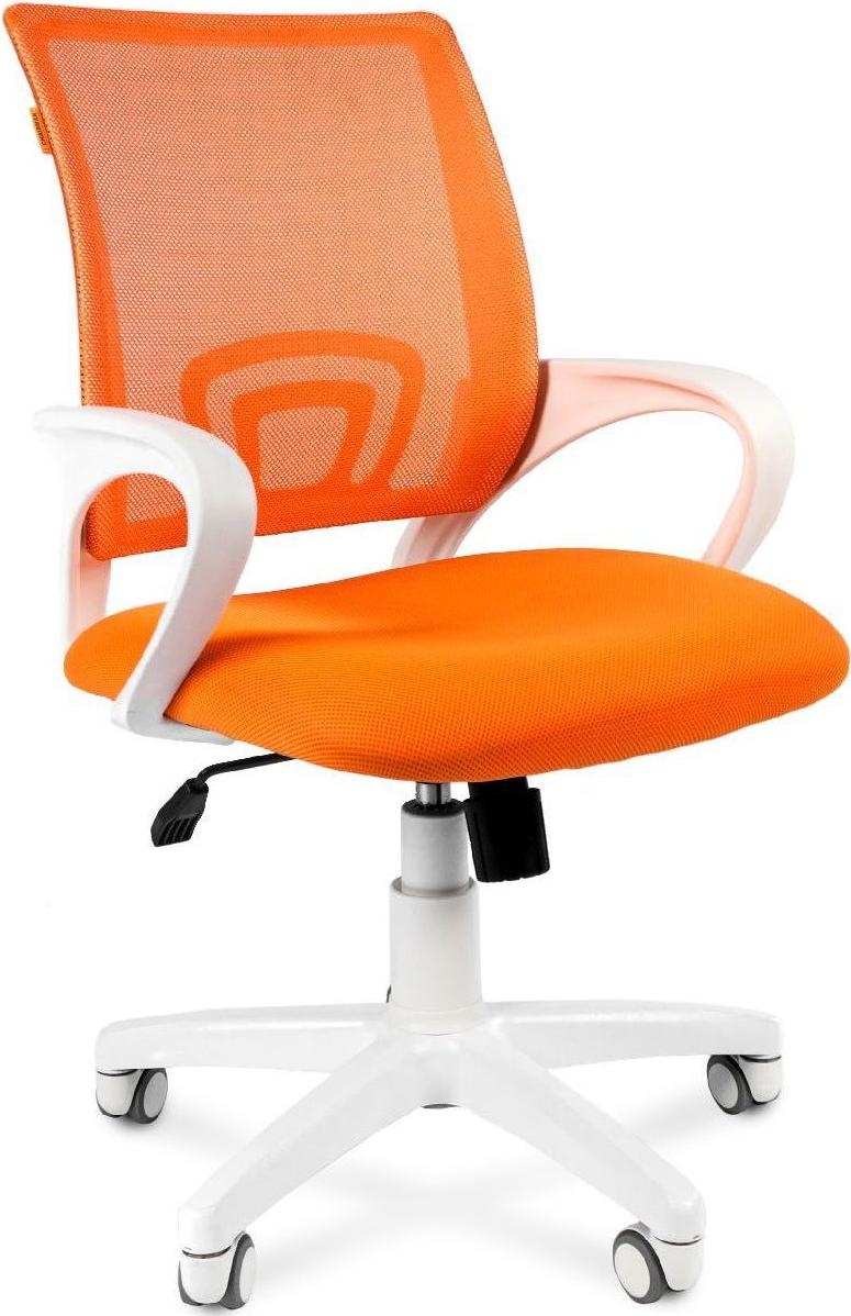 

Офисное кресло CHAIRMAN 696 белый/оранжевый [TW-16/TW-66], 696