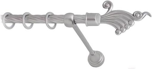 

Карниз Lm Decor Кения 023 1р витой 2.8м сатин, Кения 023 1р витой 16мм 2.8м