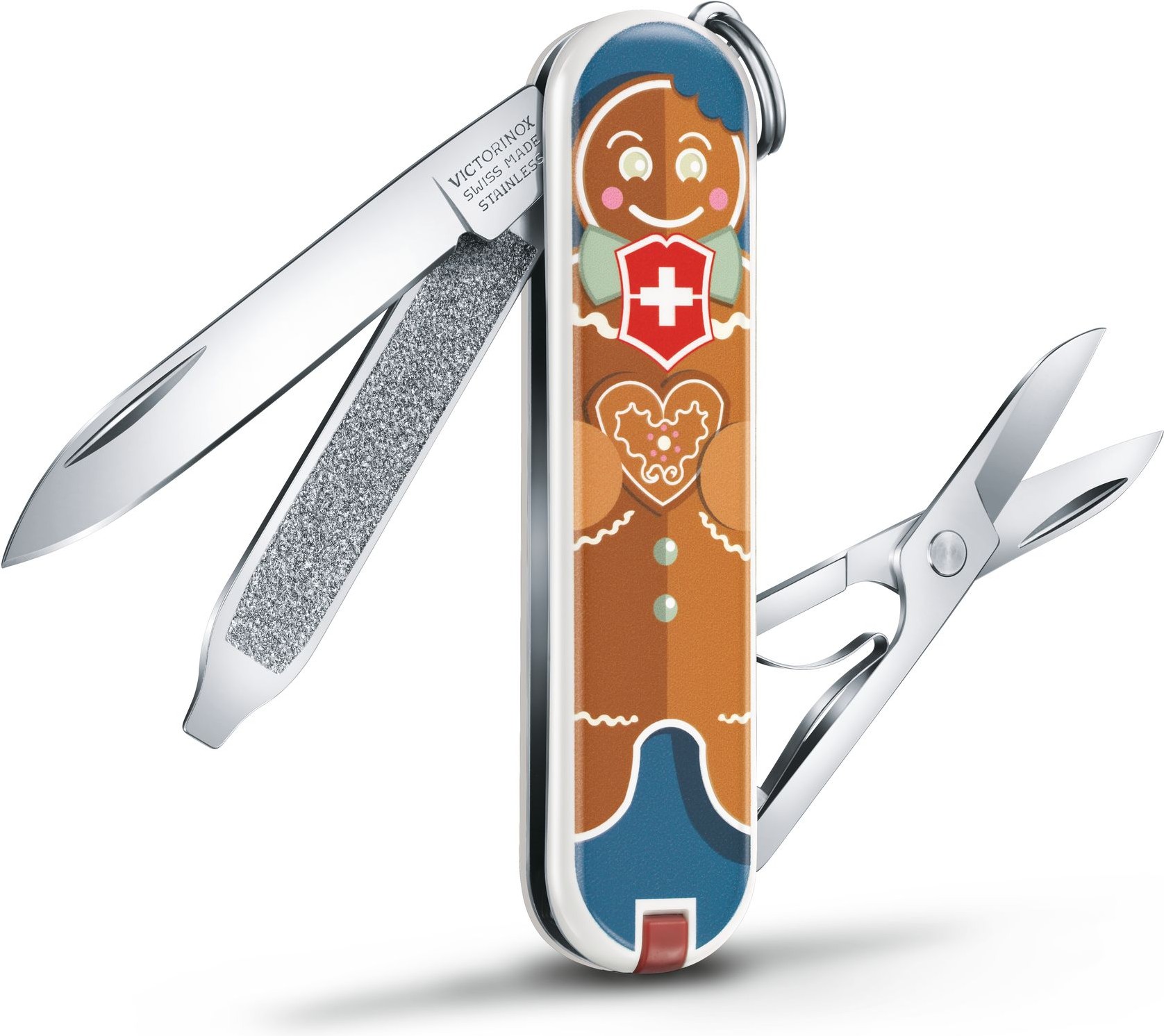 

Нож перочинный Victorinox Classic LE2019 Gingerbread Love синий/рисунок (0.6223.L1909)