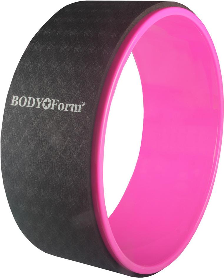 

Колесо для йоги Body Form BF-YW01 Black/Pink, Набор для йоги Body Form BF-YW01 Black/Pink