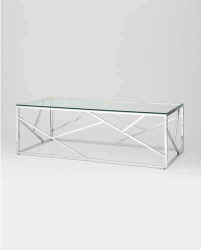 

Консоль Stool Group Арт деко серебро [ECST-015 120x40], Стол консольный Stool Group Арт деко ECST-015 120x40 серебро