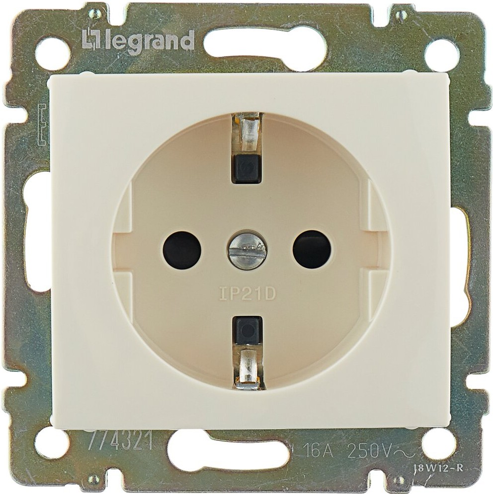

Розетка и выключатель Legrand 774321, Розетка Legrand 774321