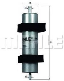 

Фильтр топливный Knecht/Mahle KL596, KL596