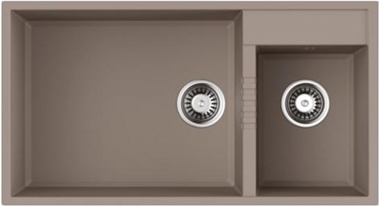 

Кухонная мойка Omoikiri Tedori 85-2-U-SA бежевый, Tedori 85-2-U-SA