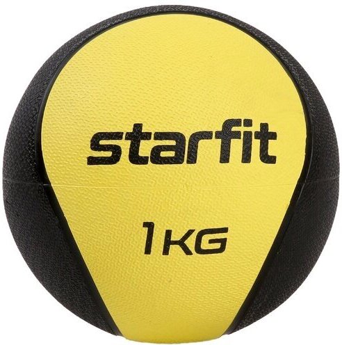 

Медицинбол Starfit GB-702 1 кг желтый [GB-702 желтый 1], Медицинбол Starfit GB-702 1 кг GB-702 1 желтый