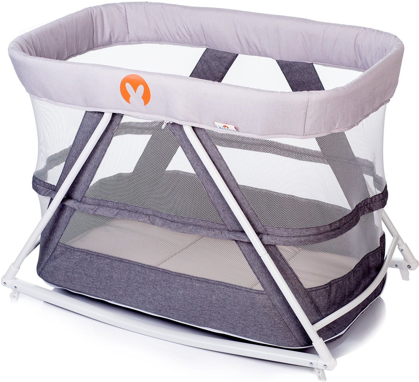 

Детский манеж Babyhit Rocking Crib светло-серый