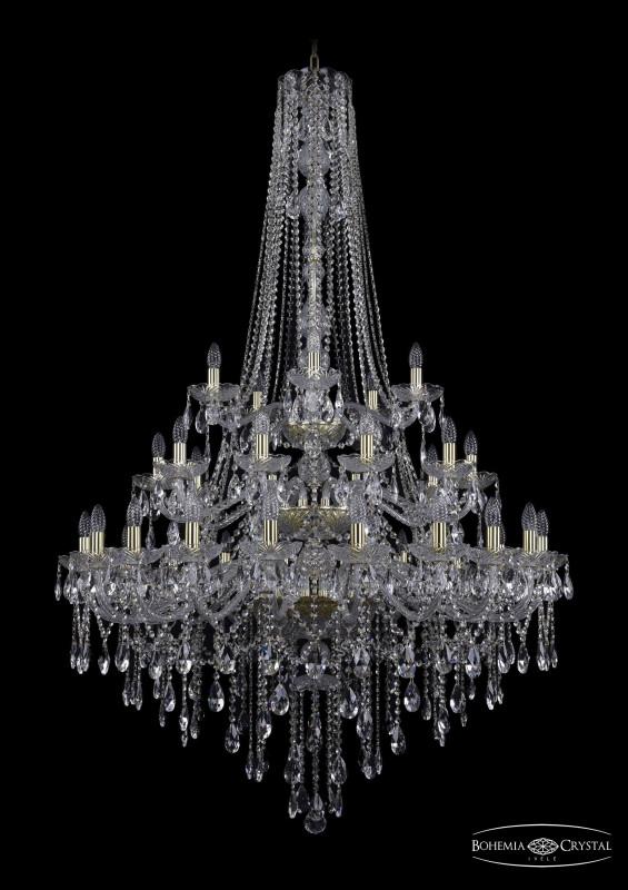 

Подвесная люстра Bohemia Ivele Crystal 1415/20+10+5/400/h-182/3d/G
