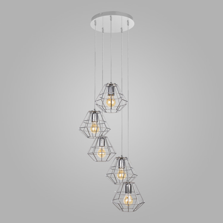 

Подвесной светильник TK Lighting 4289 Diamond Silver, 4289 Diamond Silver