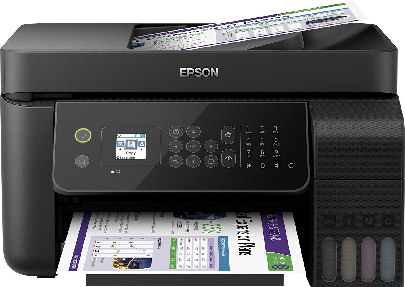 

МФУ Epson L5190 [C11CG85405], МФУ струйный Epson L5190 (C11CG85405) черный