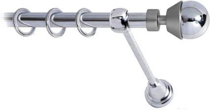 

Карниз Lm Decor Мельба 041 1р гладкий 3м хром, Мельба 041 1р гладкий 16мм 3.0м