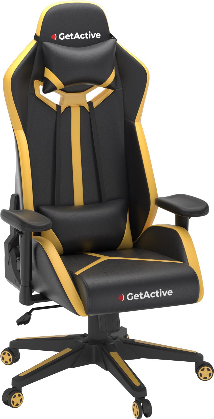 

Геймерское кресло GetActive Day-off Black/Yellow [W-186-BY], Day-OFF