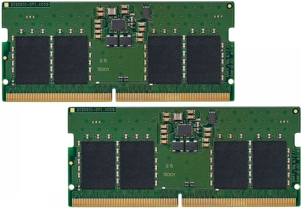 

Оперативная память Kingston FURY Beast 16 ГБ (2х8 ГБ) DDR5 4800 МГц CL38 (KF548C38BBK2-16)