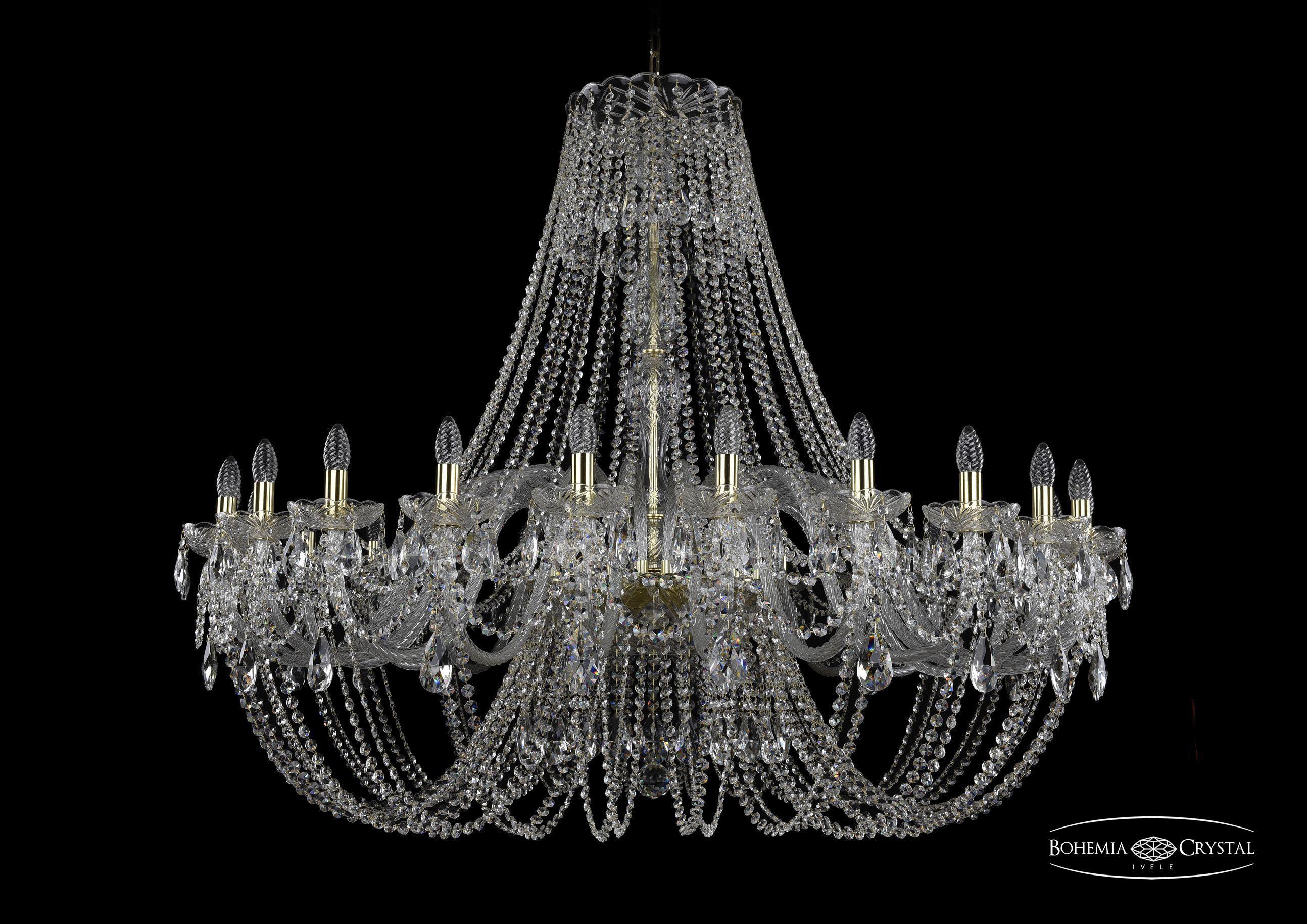 

Подвесная люстра Bohemia Ivele Crystal 1406/24/530/G