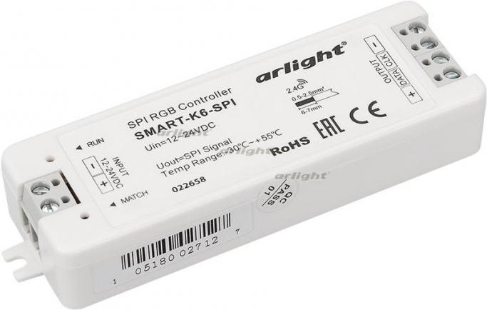 

Arlight Контроллер SMART-K6-SPI (12-24V) [022658], Контроллер SMART-K6-SPI (12-24V)