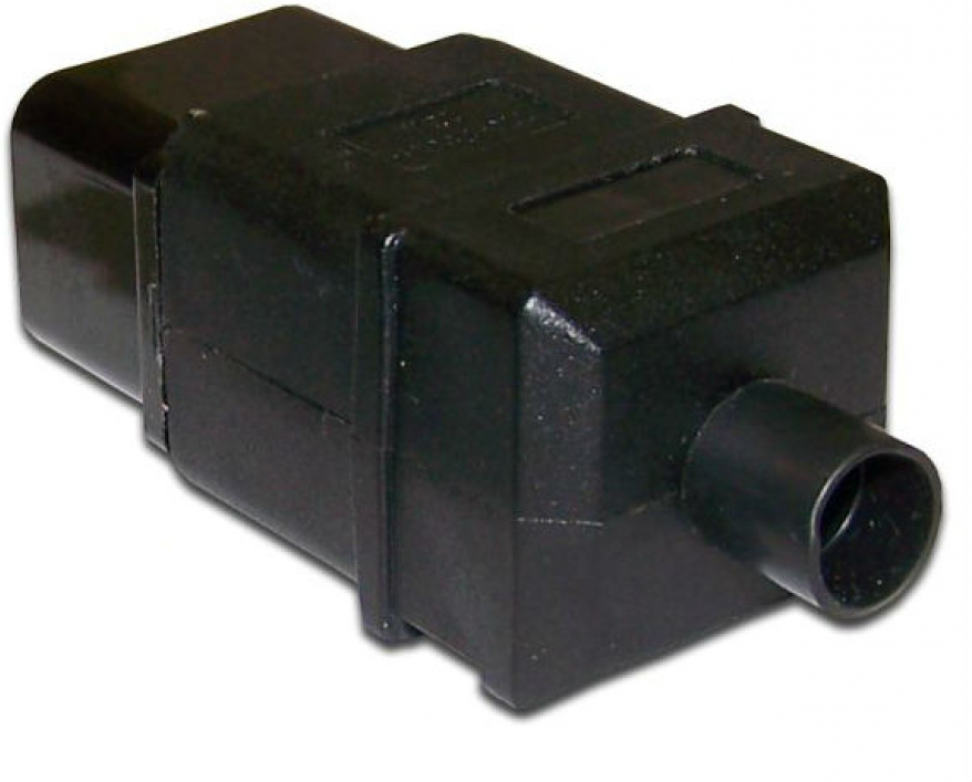 

Вилка Lanmaster IEC 60320 C20 16A 250V разборная черная