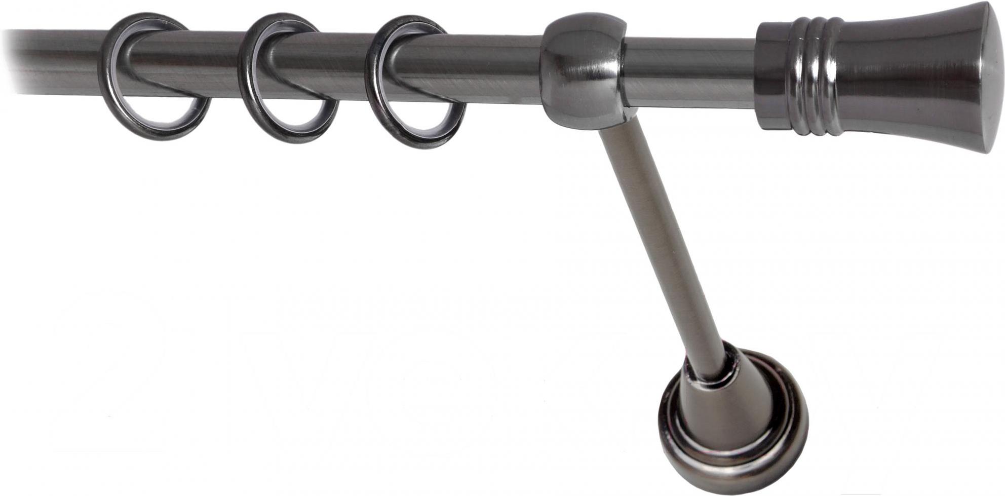 

Карниз Lm Decor Гиро 071 1р гладкий 3.6м антрацит, Гиро 071 1р гладкий 16мм 3.6м