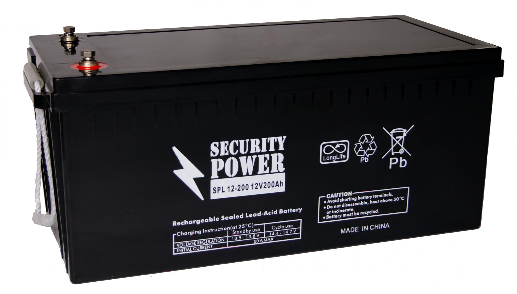 

Аккумулятор для ИБП Security Power SPL 12-200 12В/200 А·ч