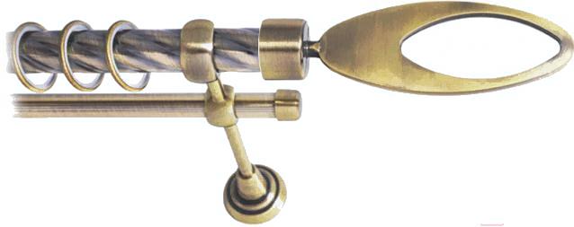 

Карниз Lm Decor Эллипс 178 2р витой 25/16мм 4м антик, Эллипс 178 2р витой 25/16мм 4.0м