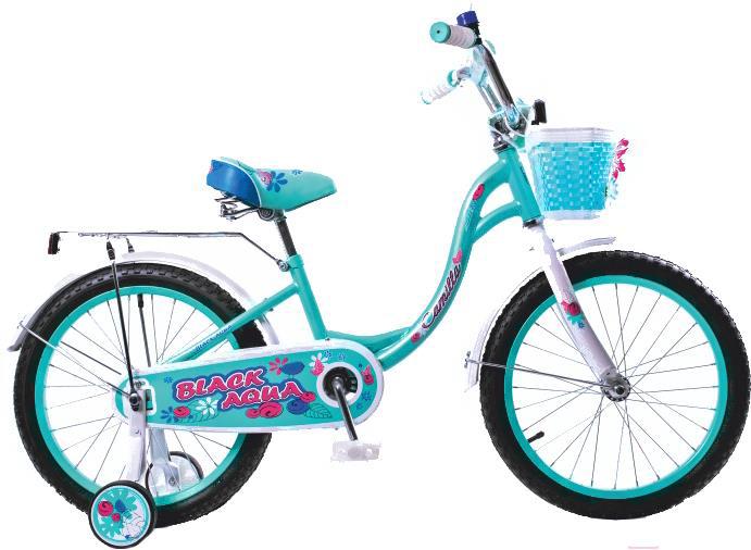 

Велосипед детский Black Aqua Camilla 16 KG1617 бирюзовый, Велосипед Black Aqua Camilla 16 KG1617 бирюзовый