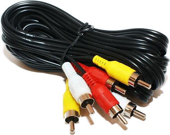 

Кабель для компьютера Atcom 3RCA-3RCA 5,0 м [АТ0713], Atcom 3RCA-3RCA 5,0 м АТ0713