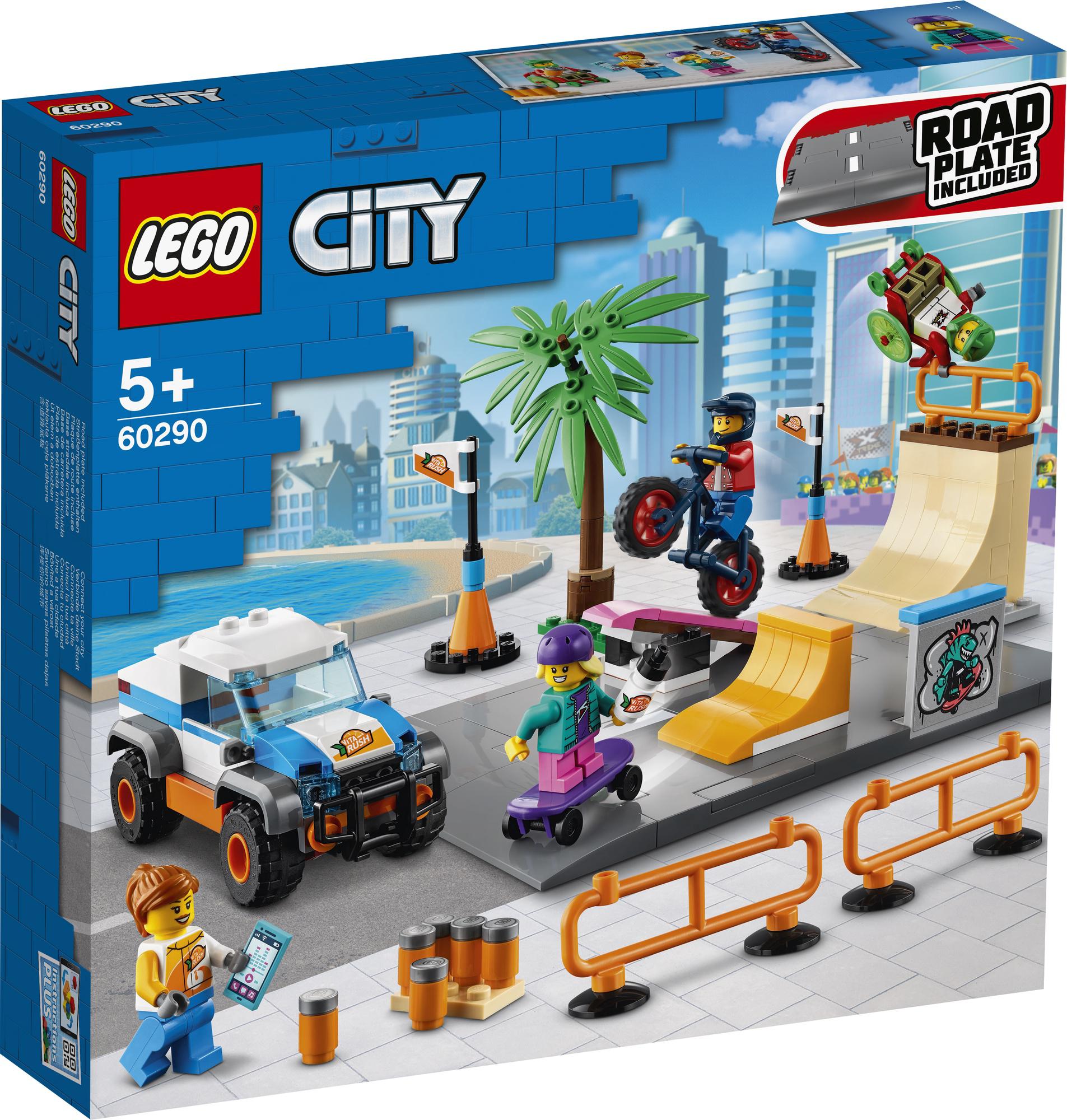 

Конструктор LEGO City Скейт-парк [60290], Конструктор LEGO City Скейт-парк 60290
