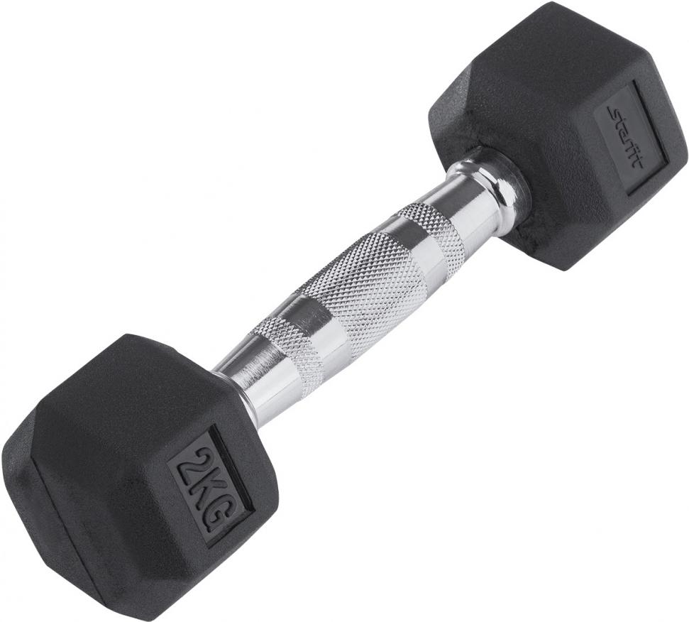 

Гантель Starfit DB-301 2 кг черный, Гантель DB-301 2кг