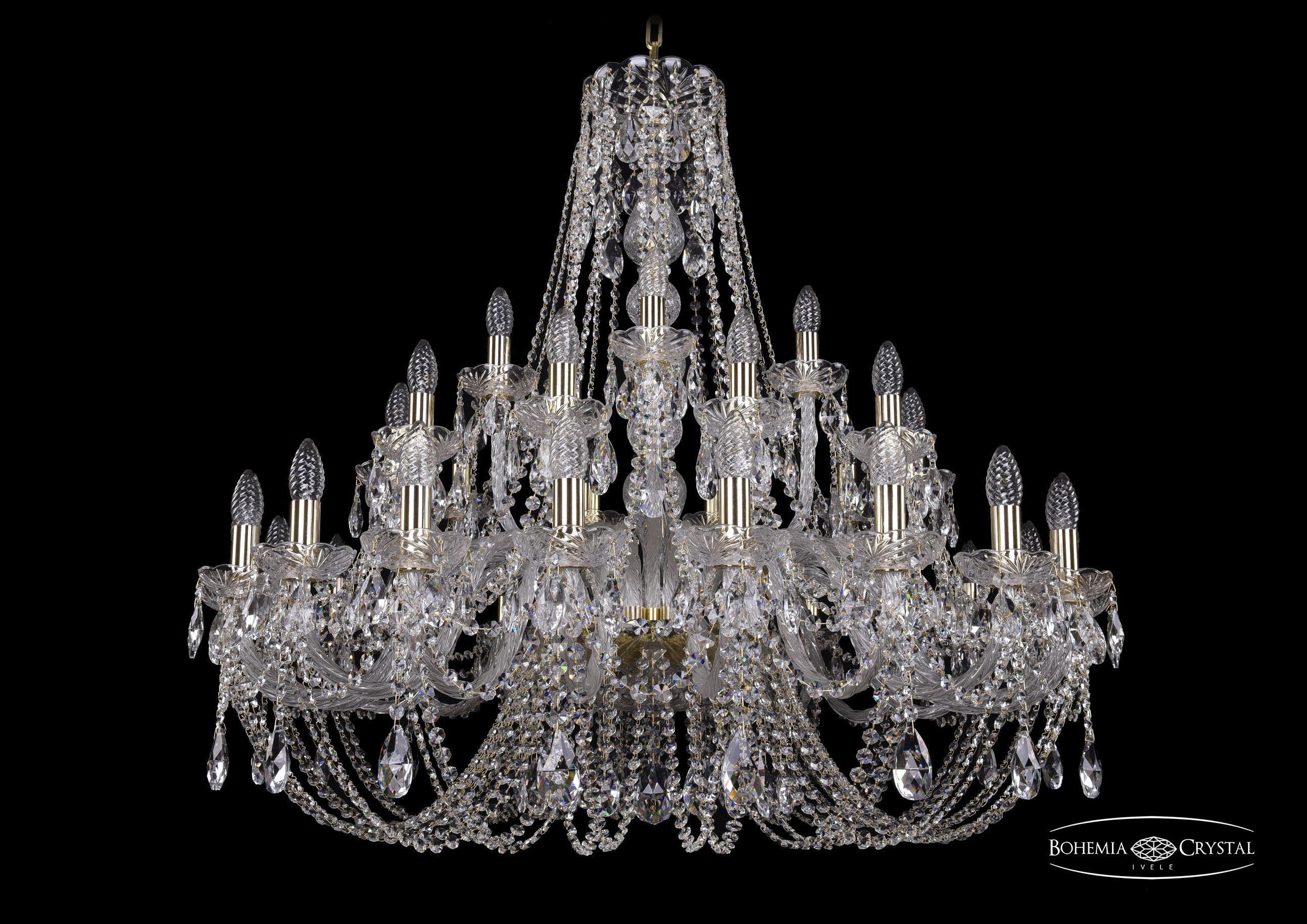 

Подвесная люстра Bohemia Ivele Crystal 1406/20+10+5/360/G