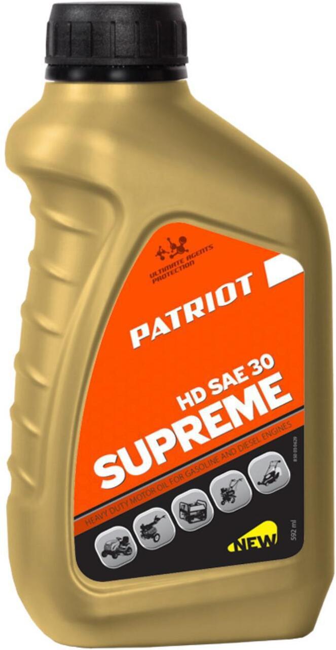 

Моторное масло Patriot Supreme HD SAE 30 4T 0,592л [850030629], Моторное масло Patriot Supreme HD SAE 30 4T 0,592л 850030629
