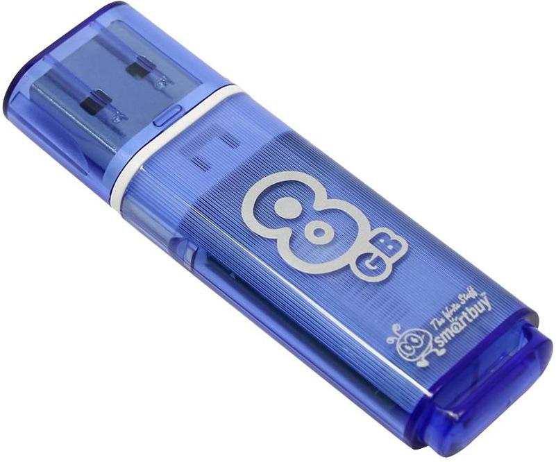 

Usb flash SmartBuy 2.0 Drive 8GB Glossy series Blue [SB8GBGS-B], 2.0 Drive 8GB Glossy series