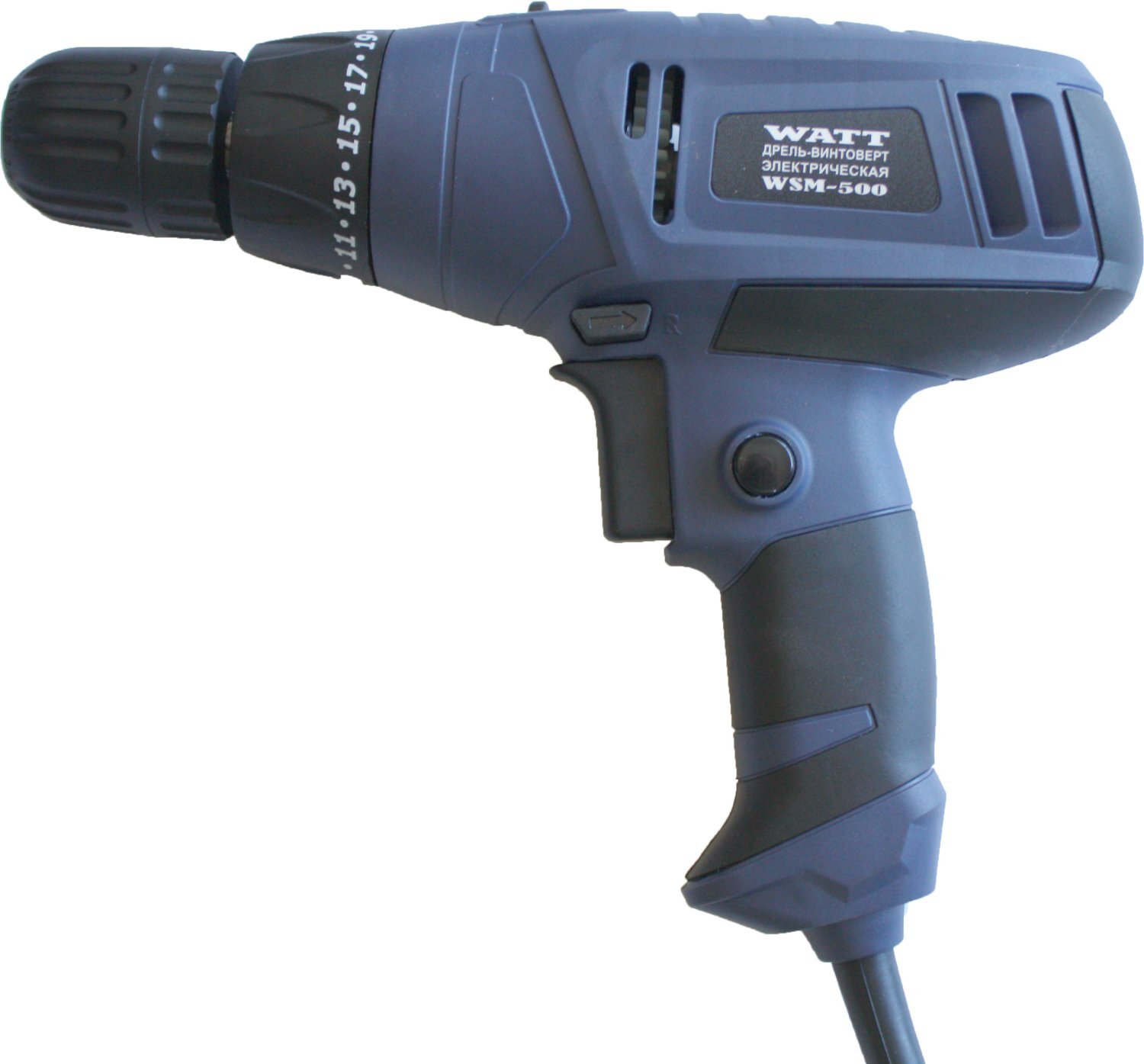 

Электродрель WATT WSM-500, Дрель-шуруповерт WATT WSM-500 250001000