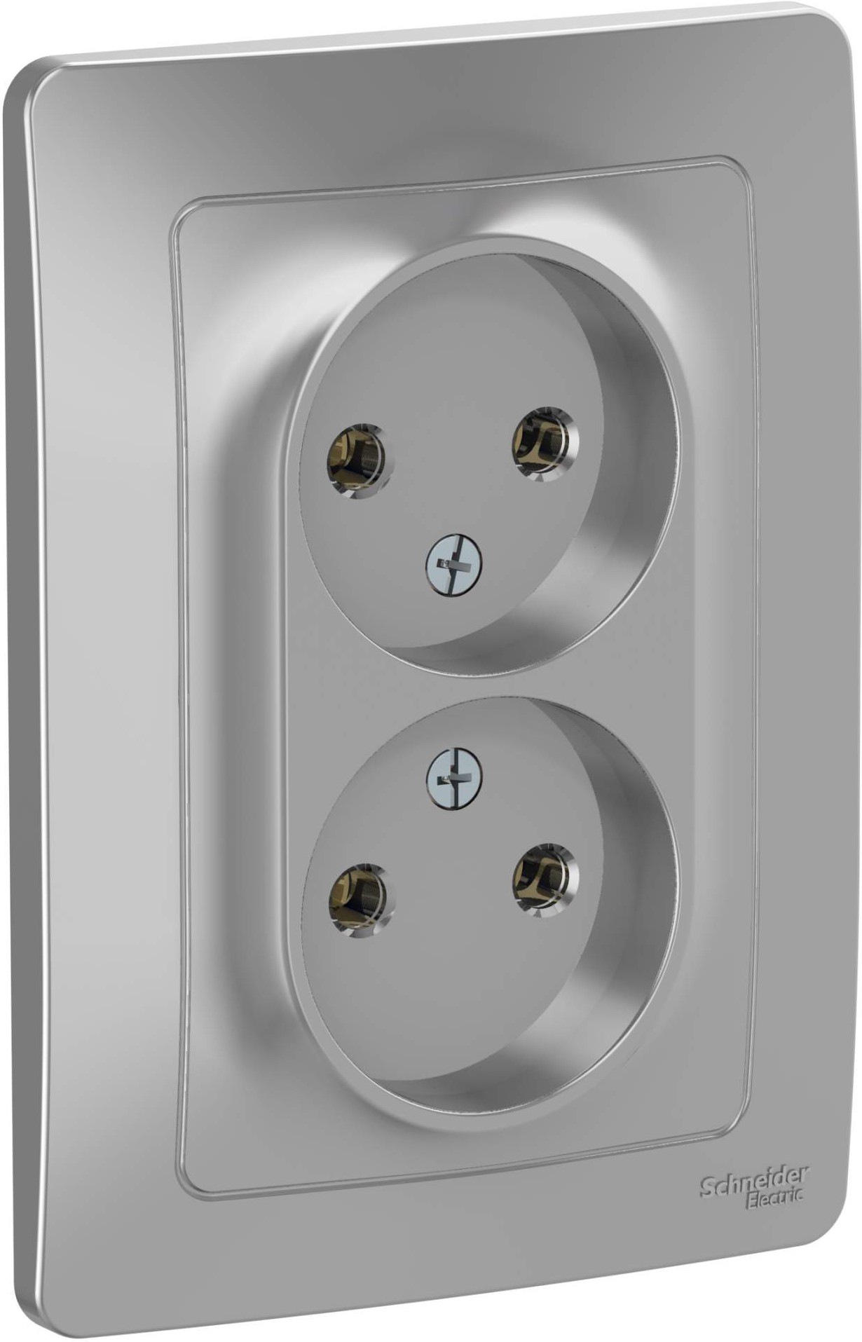 

Розетка Schneider Electric Blanca алюминий [BLNRS000023], Розетка Schneider Electric Blanca BLNRS000023 алюминий