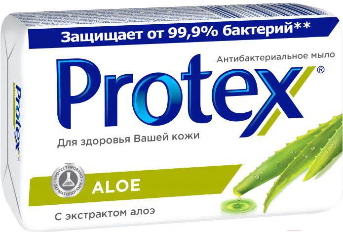 

Мыло твердое Protex Aloe антибактериальное 90г