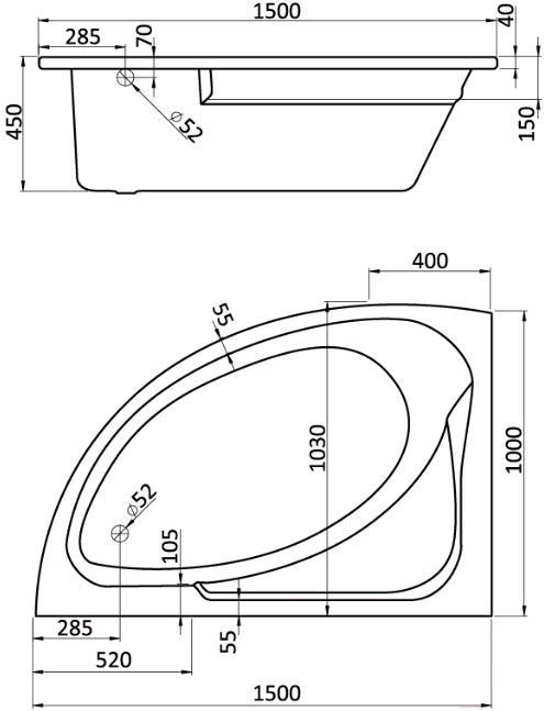 

Ванна Santek Гоа 150x100 L с каркасом и экраном, Гоа 150x100 L с каркасом и экраном