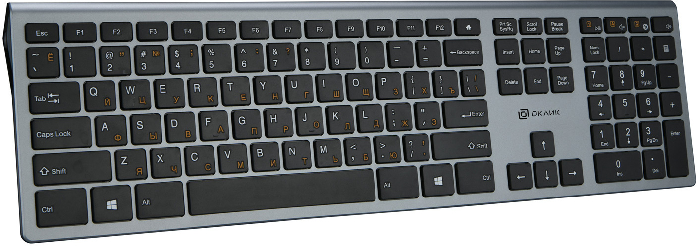 

Клавиатура Oklick 890S серый (WT-1901)