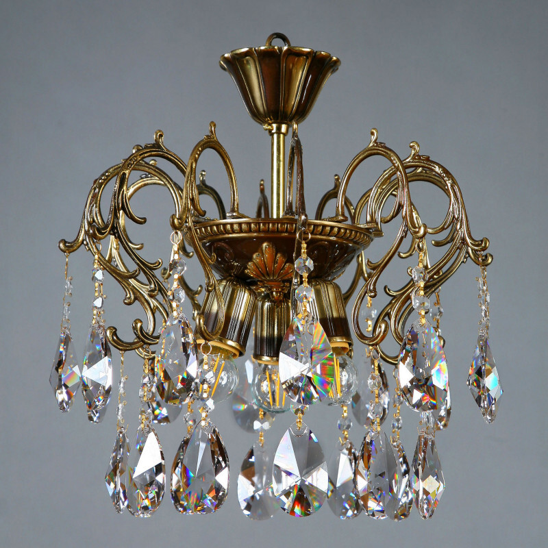 

AMBIENTE by BRIZZI Потолочный светильник [8888/3 PL PB Tear Drop], Люстра на штанге AMBIENTE by BRIZZI Потолочный светильник 8888/3 PL PB Tear Drop