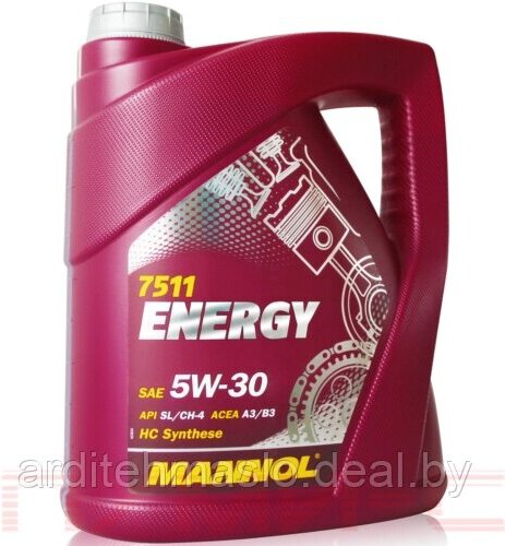 

Моторное масло Mannol Energy 5W30 API SL A3/B3 1л [MN7511-1], Моторное масло Mannol Energy 5W30 API SL A3/B3 1л MN7511-1