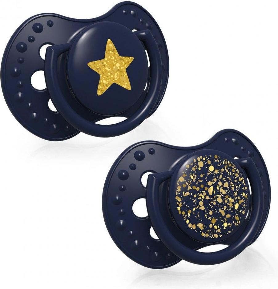 

Набор пустышек Canpol LOVI Stardust 2 шт [22/892_blue], LOVI Stardust 2 шт