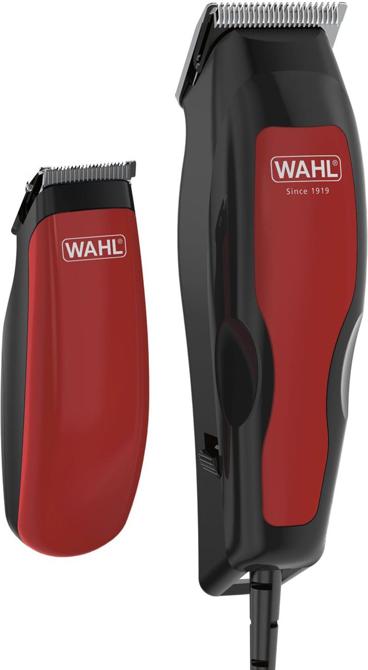 

Машинка для стрижки волос Wahl + триммер Home Pro 100 Combo 1395-0466 (уцененный), Машинка для стрижки Wahl Home Pro 100 Combo черно-красный