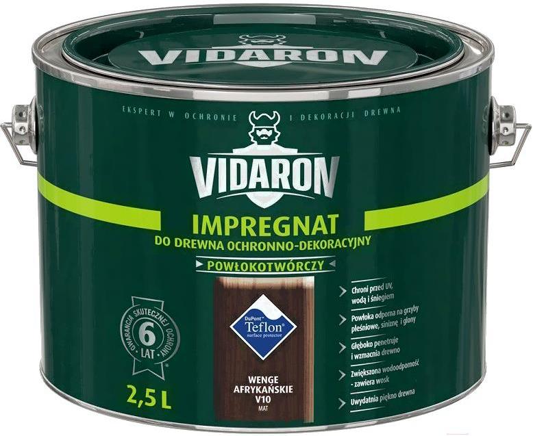 

Защитно-декоративный состав Vidaron Impregnant V10 2.5л африканское венге