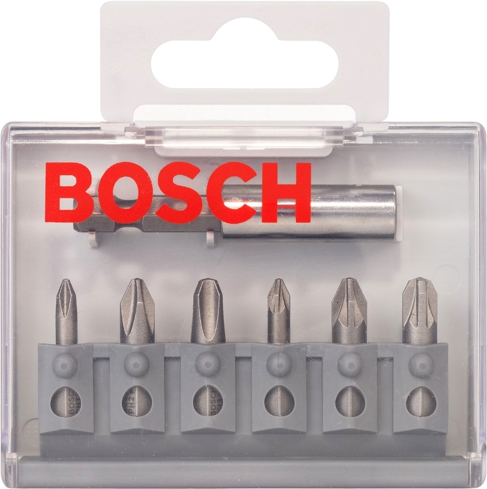 

Набор бит Bosch 8 насадок-бит Extra-Hart PH/PZ 25 мм с универсальным держателем [2.607.001.942], Набор бит Bosch 8 насадок-бит Extra-Hart PH/PZ 25 мм с универсальным держателем 2.607.001.942