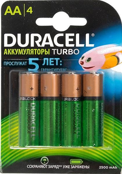 

Батарейка, аккумулятор, зарядное DURACELL HR6 (4шт, 2500mAh), Аккумуляторная батарейка DURACELL HR6 (4шт, 2500mAh)