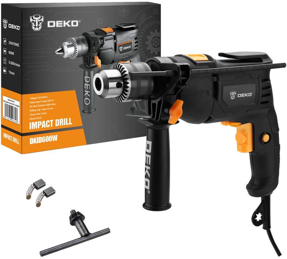 

Электродрель Deko DKID600W [063-4154], Ударная дрель Deko DKID600W (063-4154)