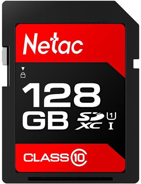 

Карта памяти Netac SDXC 128GB U1/C10 P600 (NT02P600STN-128G-R)